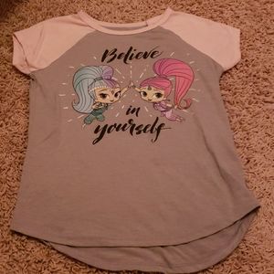 Girls Shimmer & Shine Shirt size 7